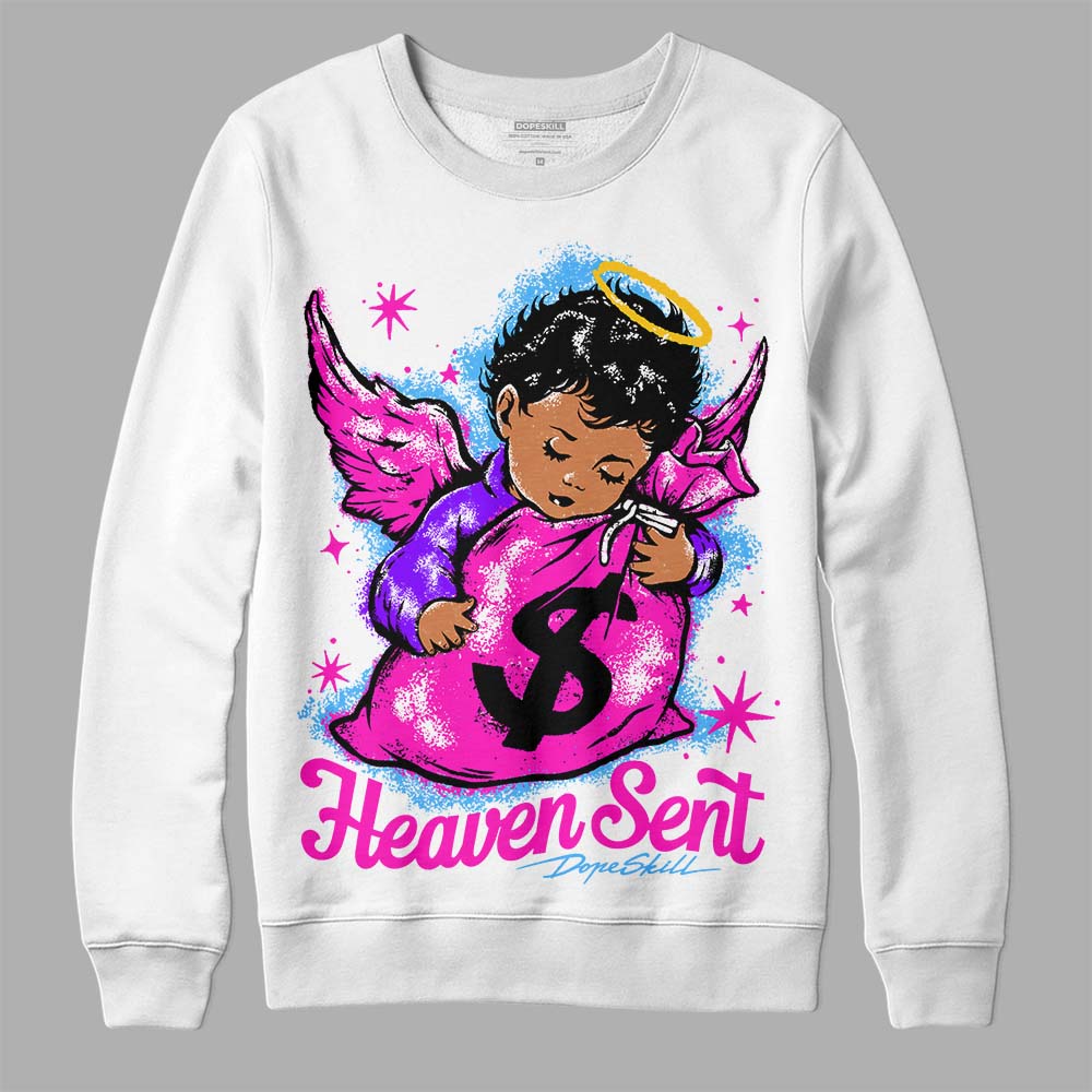 Dunk Active Fuchsia DopeSkill Sweatshirt Heaven Sent Graphic