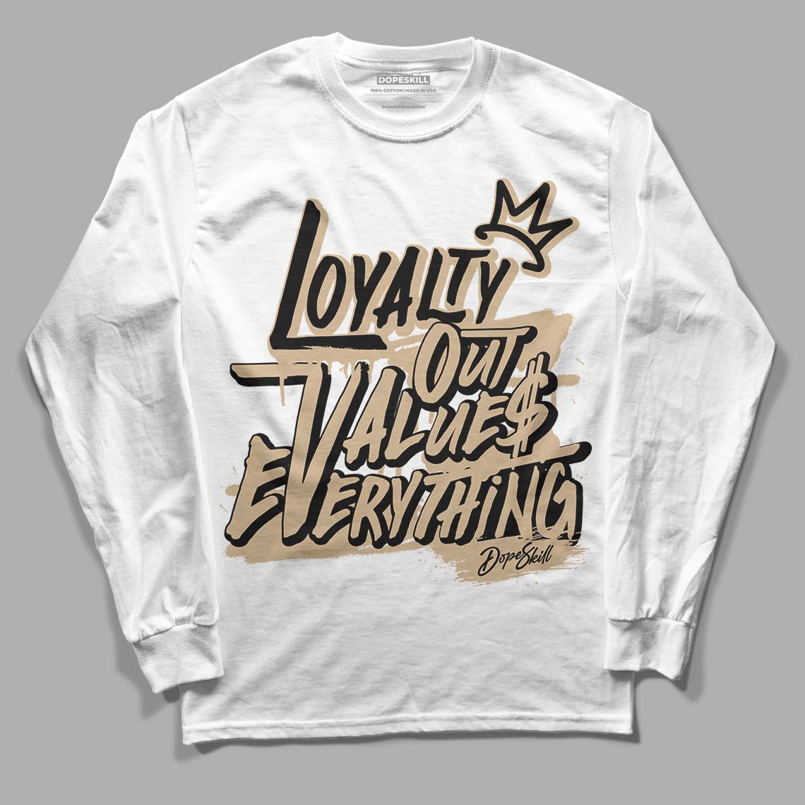 TAN Collection DopeSkill Long Sleeve T-Shirt LOVE Graphic