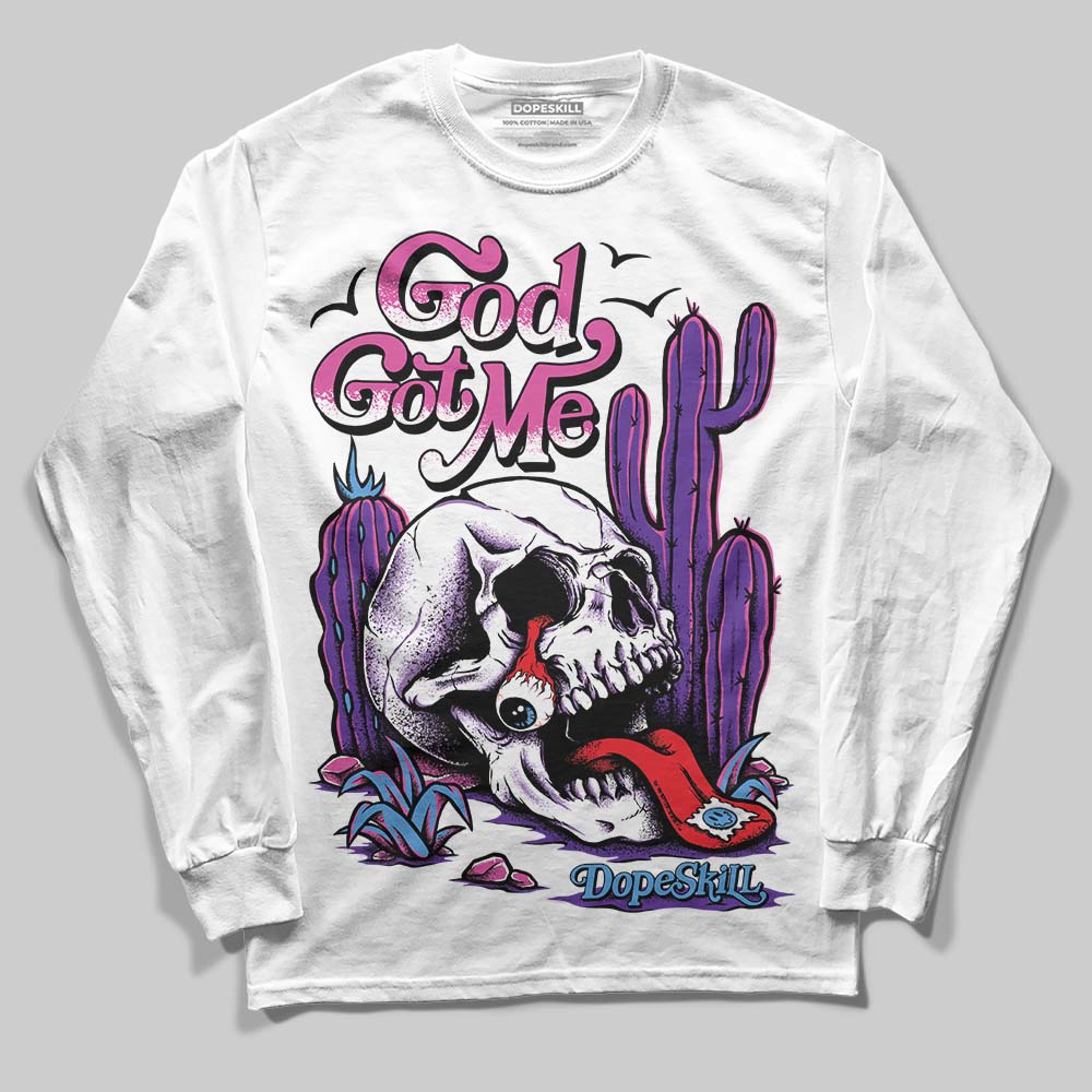PURPLE Collection DopeSkill Long Sleeve T-Shirt God Got Me Graphic