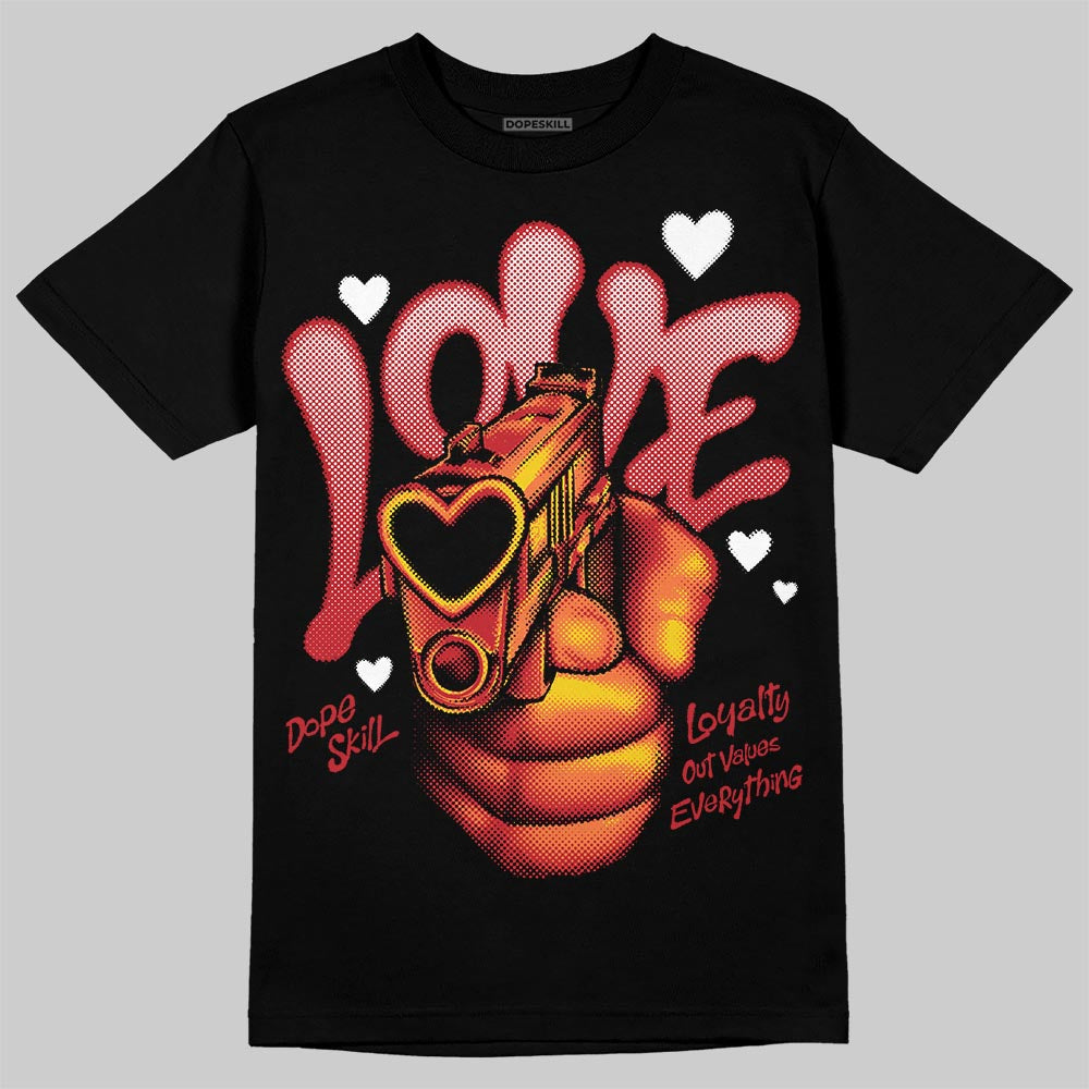 Bred 11s DopeSkill T-Shirt Love Shot Graphic
