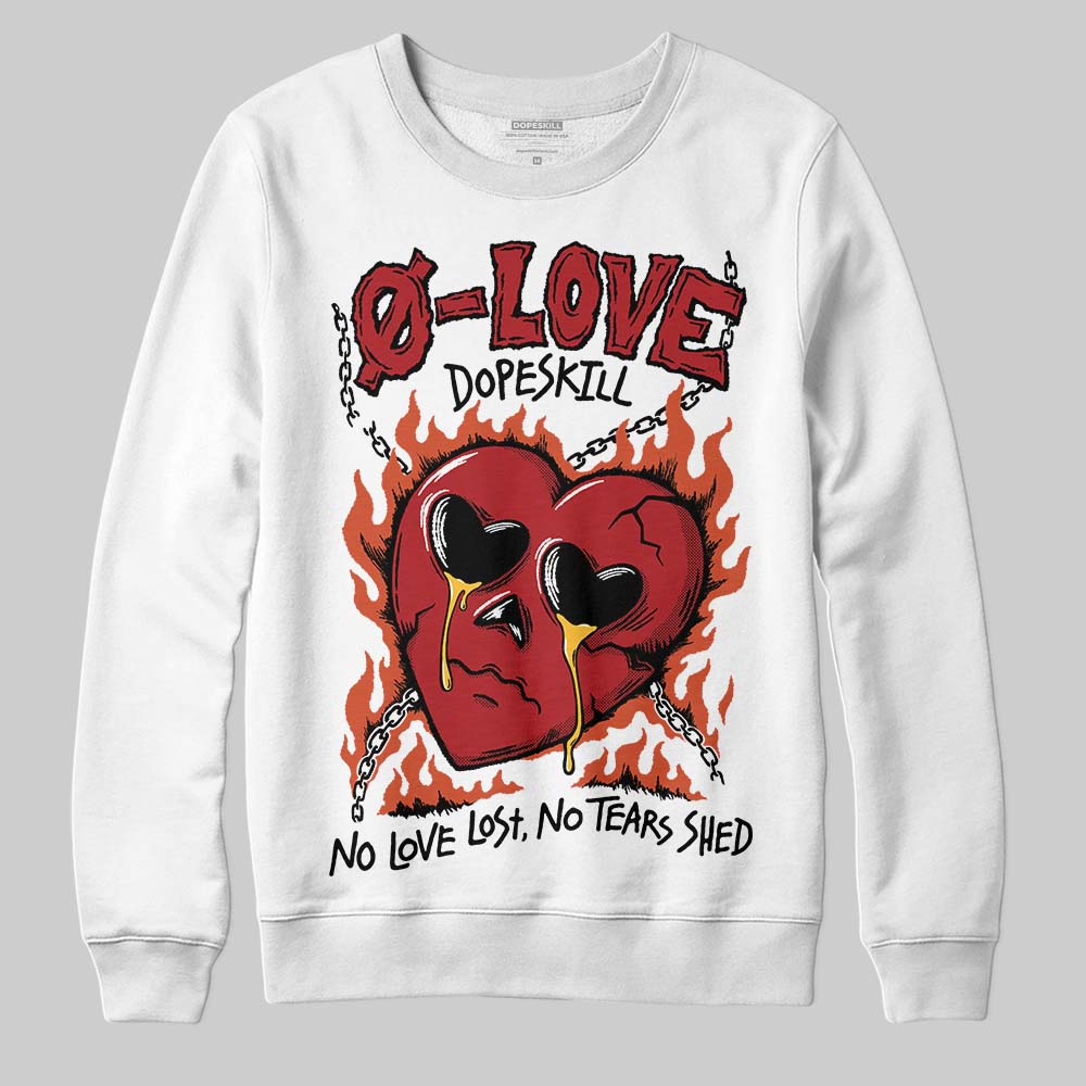Brick By Brick 4s DopeSkill Sweatshirt Crying Heart Graphic