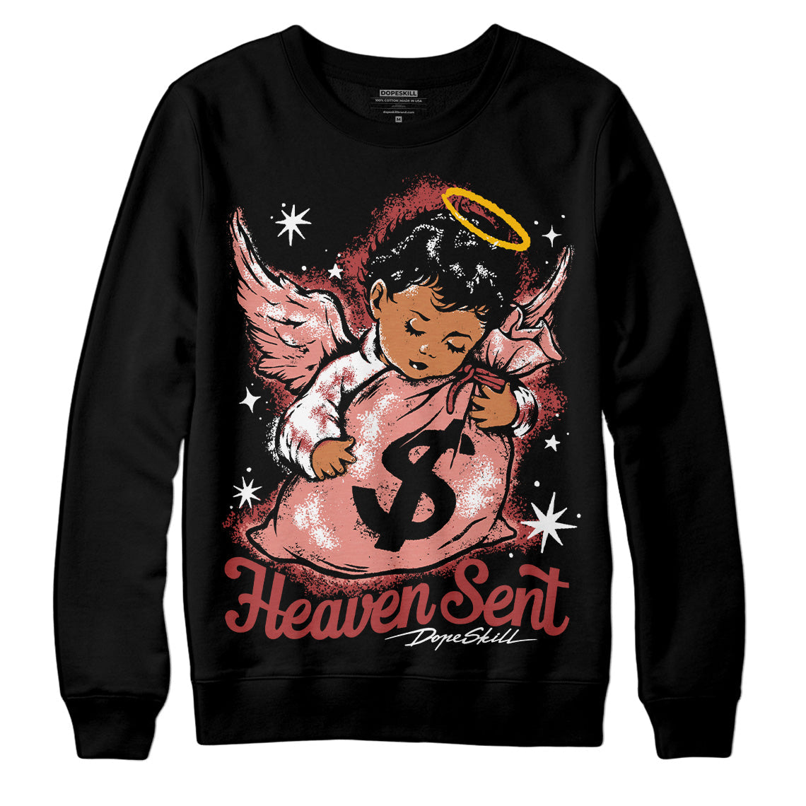 Dune Red 13s DopeSkill Sweatshirt Heaven Sent Graphic