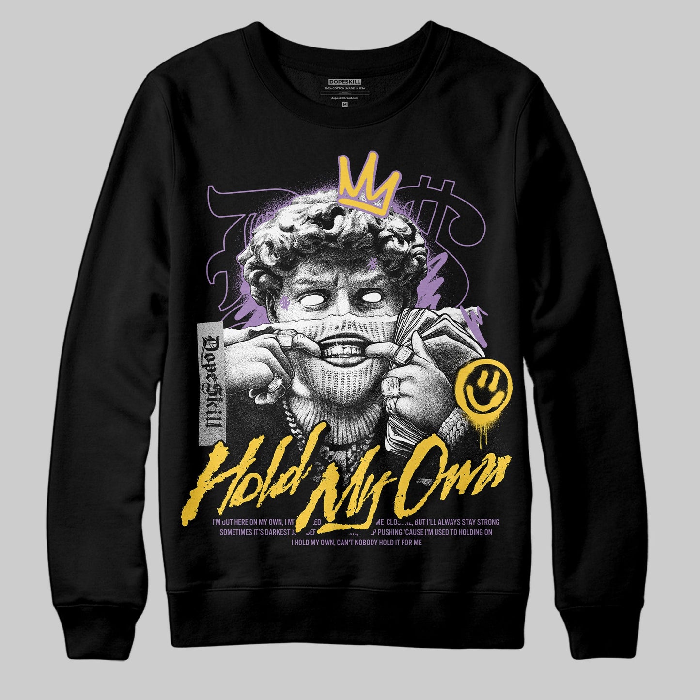 Field Purple 12s DopeSkill Sweatshirt In My Way Graphic