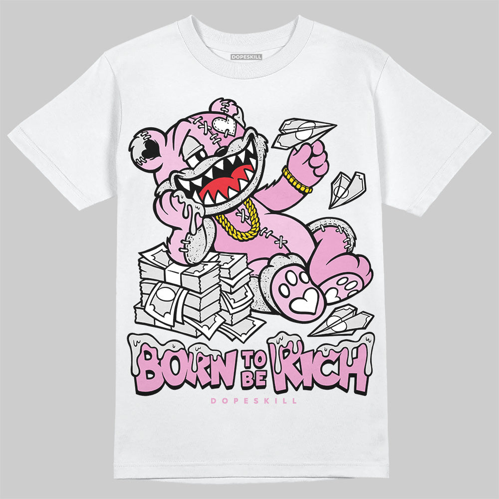 Orchid 4s DopeSkill T-Shirt Born To Be Rich Graphic