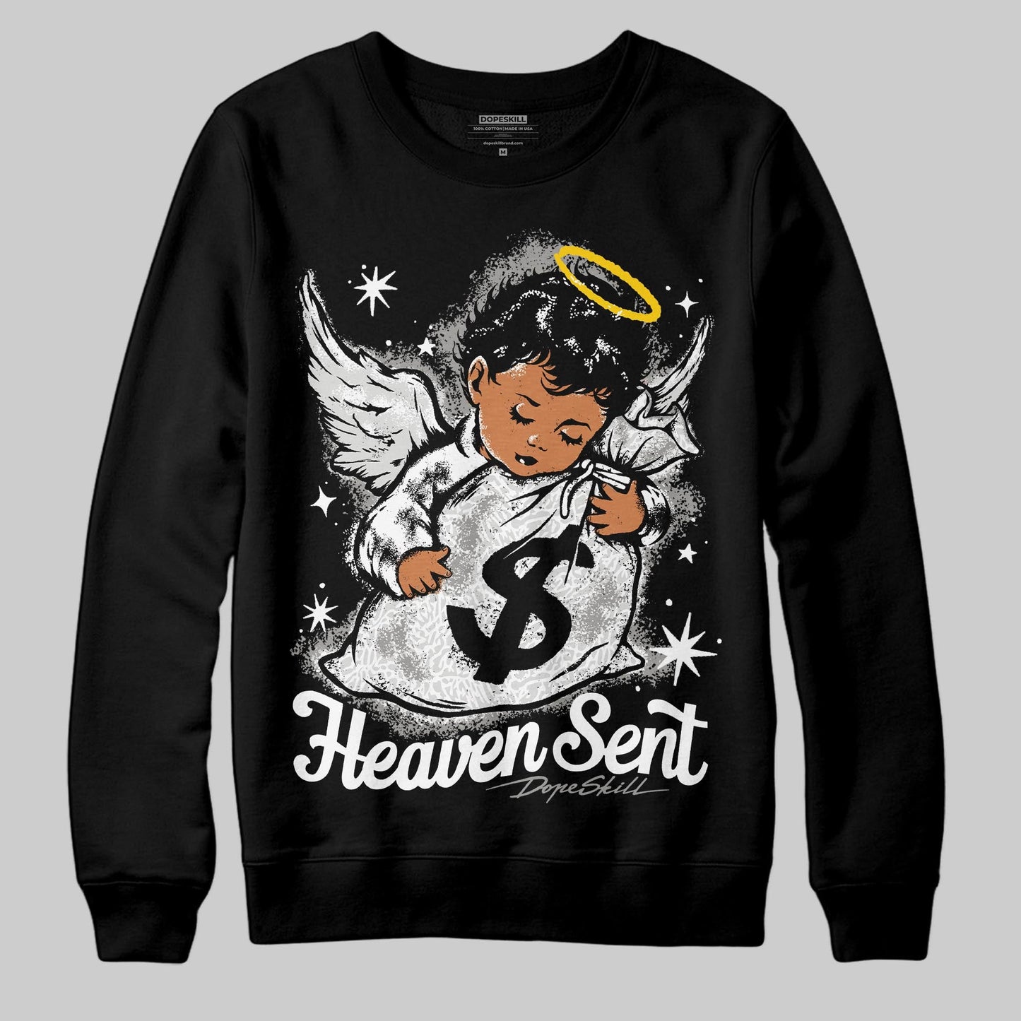 Pure Money 3s DopeSkill Sweatshirt Heaven Sent Graphic