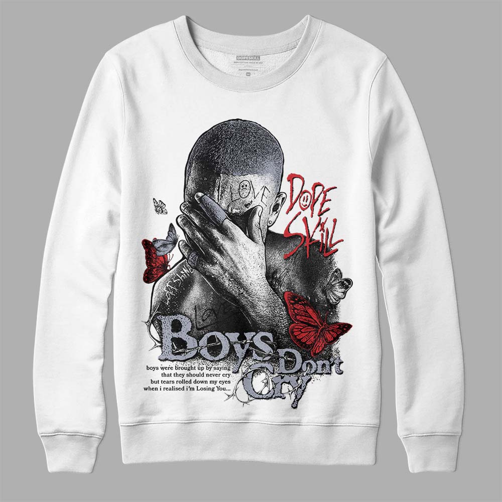 Bred Reimagined 4s DopeSkill Sweatshirt Boys Don't Cry Graphic