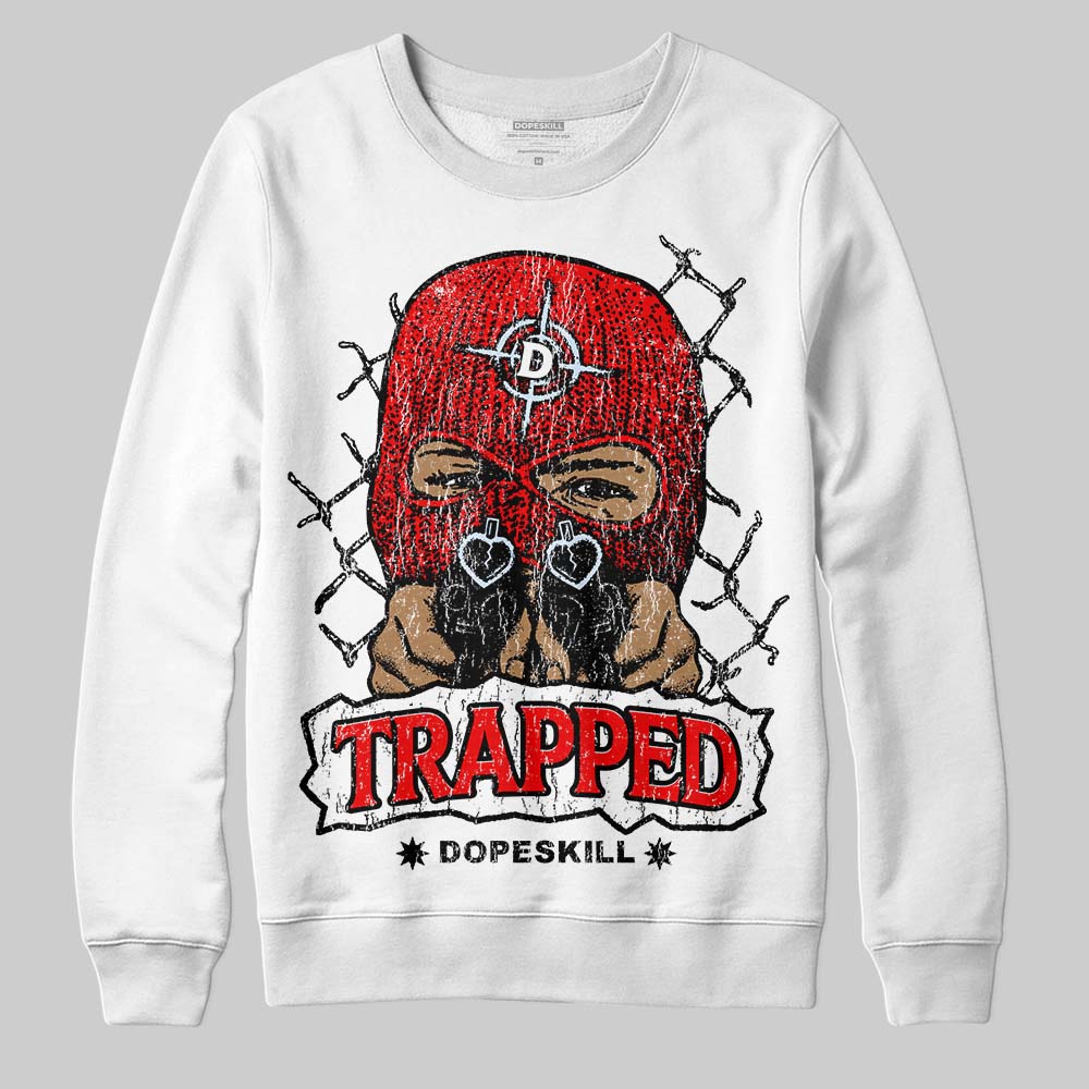 Cherry 11s DopeSkill Sweatshirt New Trapped Graphic