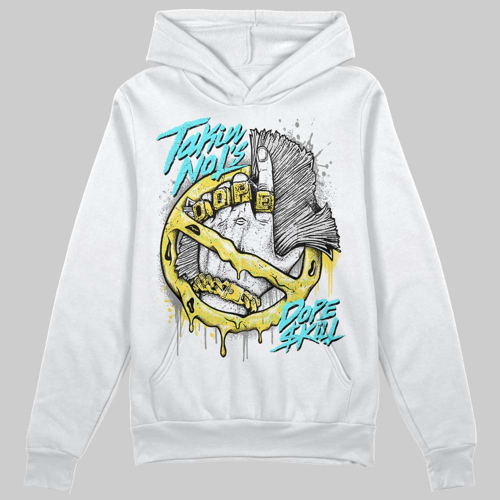 Aqua 5s DopeSkill Hoodie Sweatshirt Takin No L's Graphic