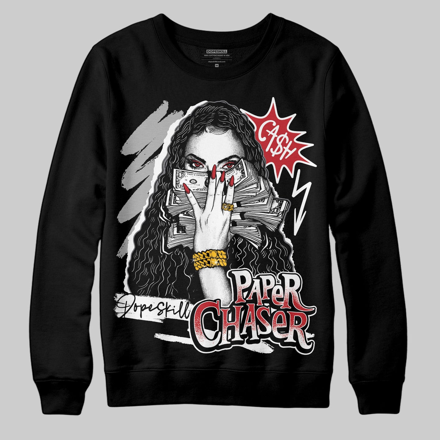 Bred Velvet 11s DopeSkill Sweatshirt NPC Graphic