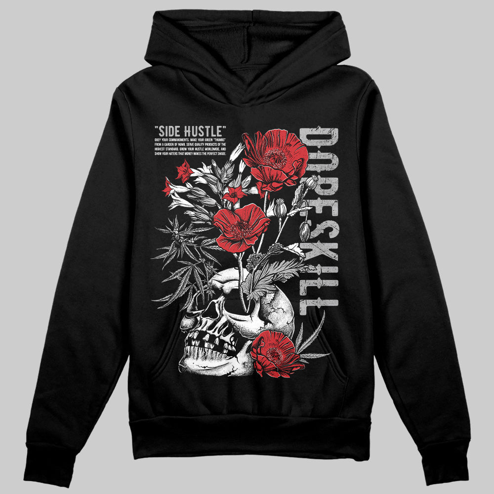 Black Cement 3s DopeSkill Hoodie Sweatshirt Side Hustle Graphic