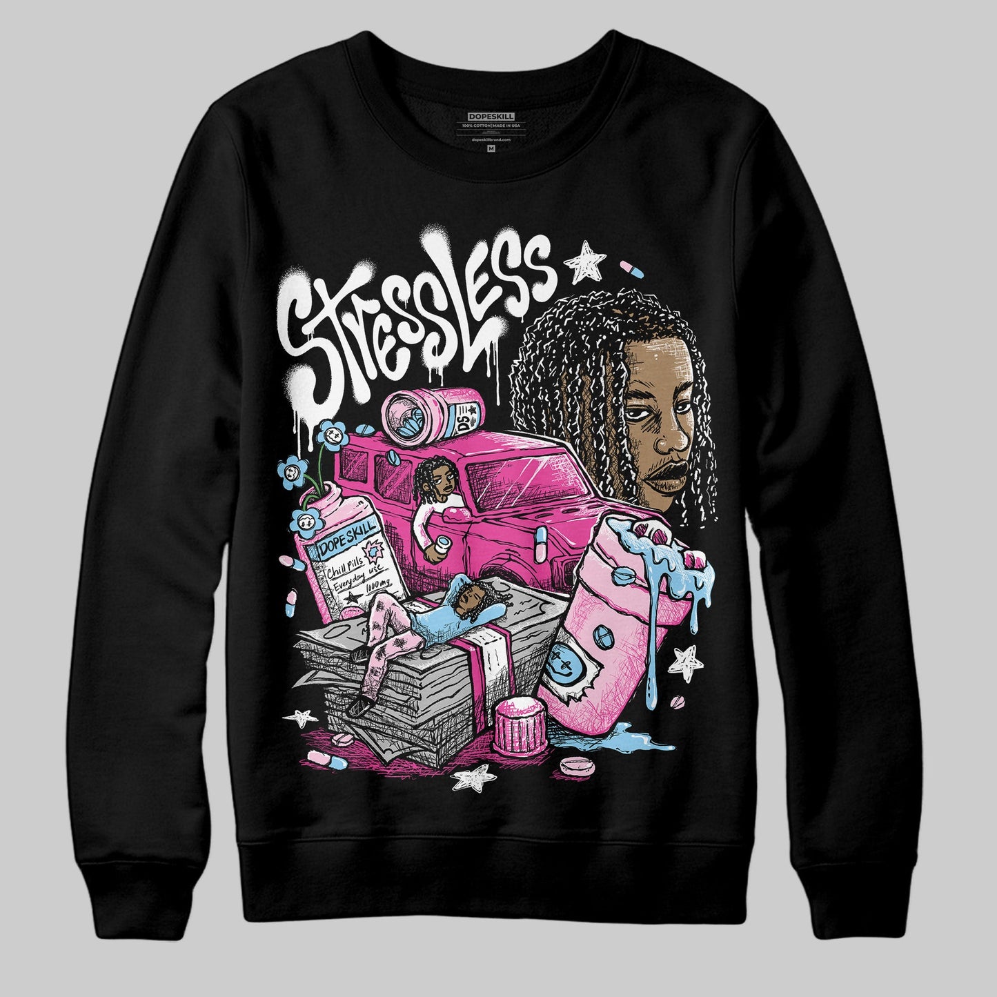 Doernbecher 6s DopeSkill Sweatshirt Stressless Graphic