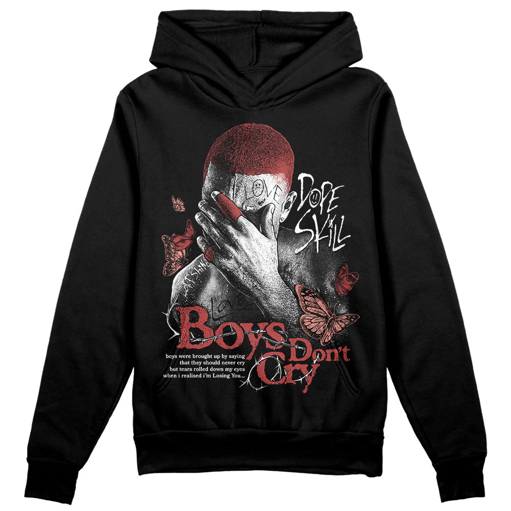 Dune Red 13s DopeSkill Hoodie Sweatshirt Boys Don't Cry Graphic