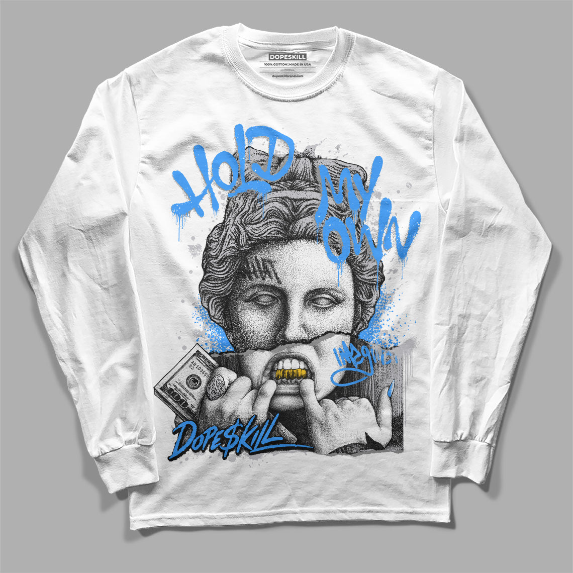 Cement Grey 11s DopeSkill Long Sleeve T-Shirt Hold My Own Graphic