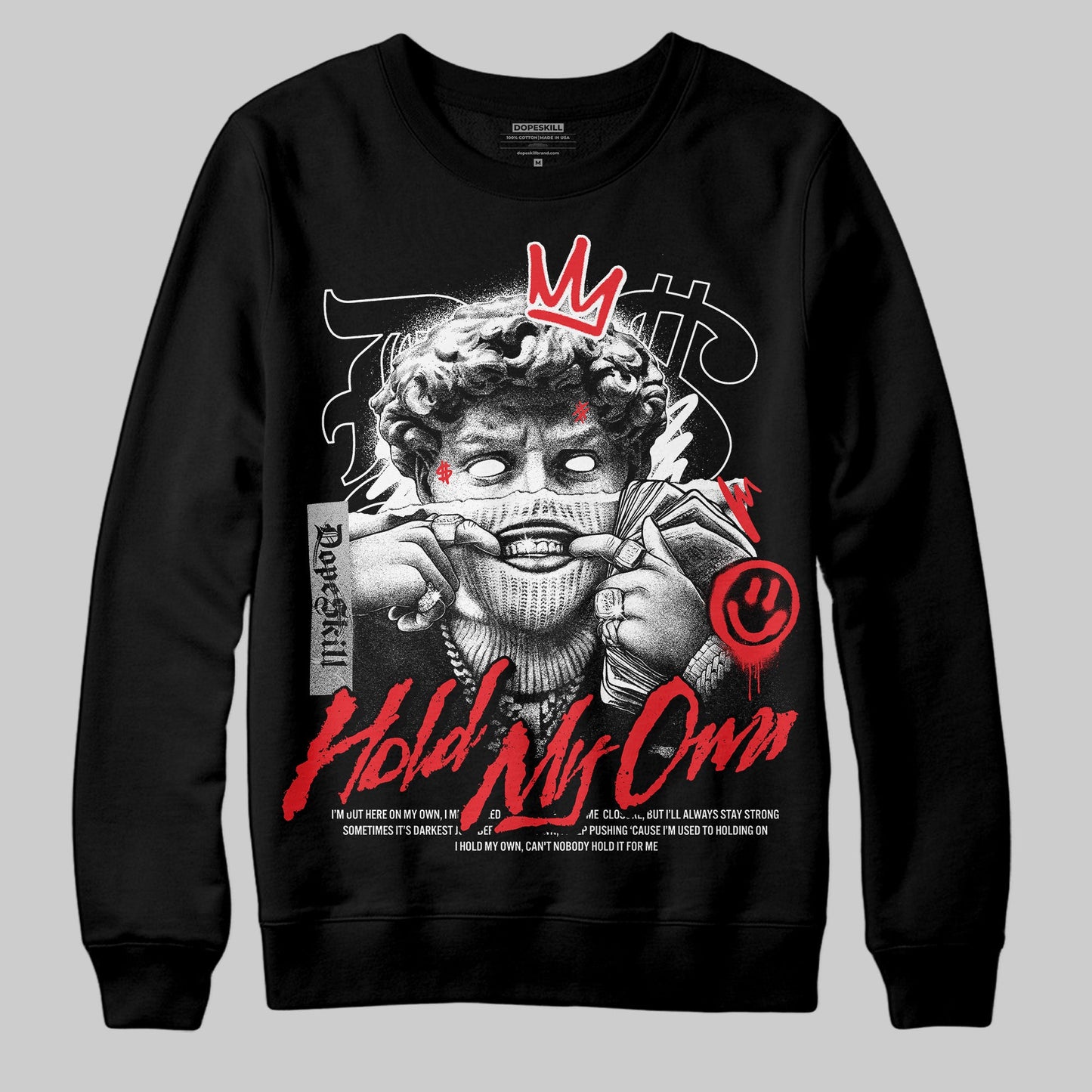 Black and White Collection DopeSkill Sweatshirt In My Way Graphic