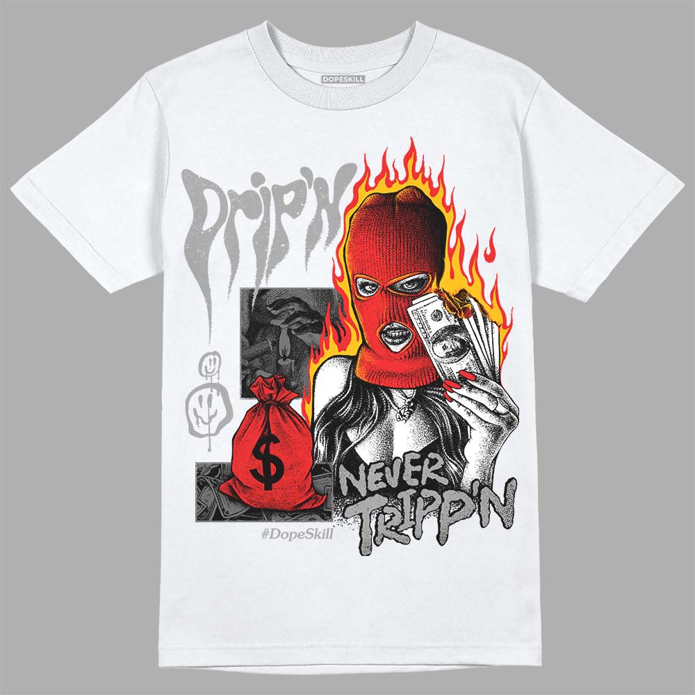 Grey Collection DopeSkill T-Shirt Drip'n Never Tripp'n Graphic