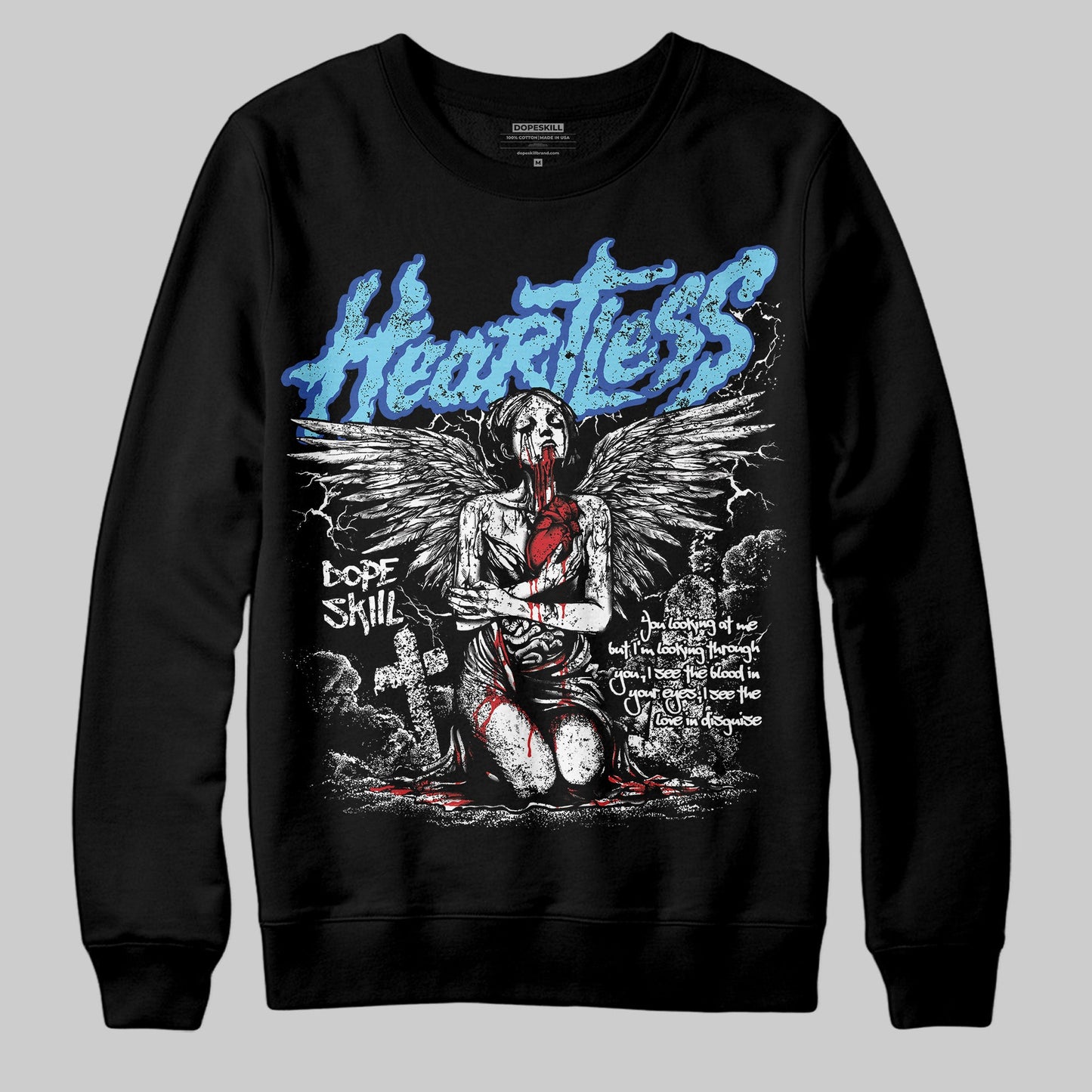 SB Dunk Argon DopeSkill Sweatshirt Heartless Graphic