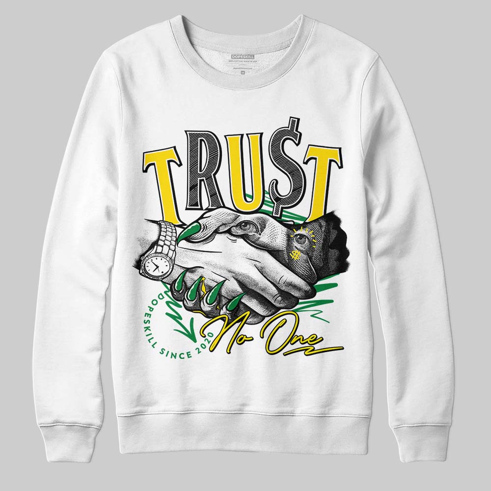 Dunk Low Reverse Brazil DopeSkill Sweatshirt Trust No One Graphic