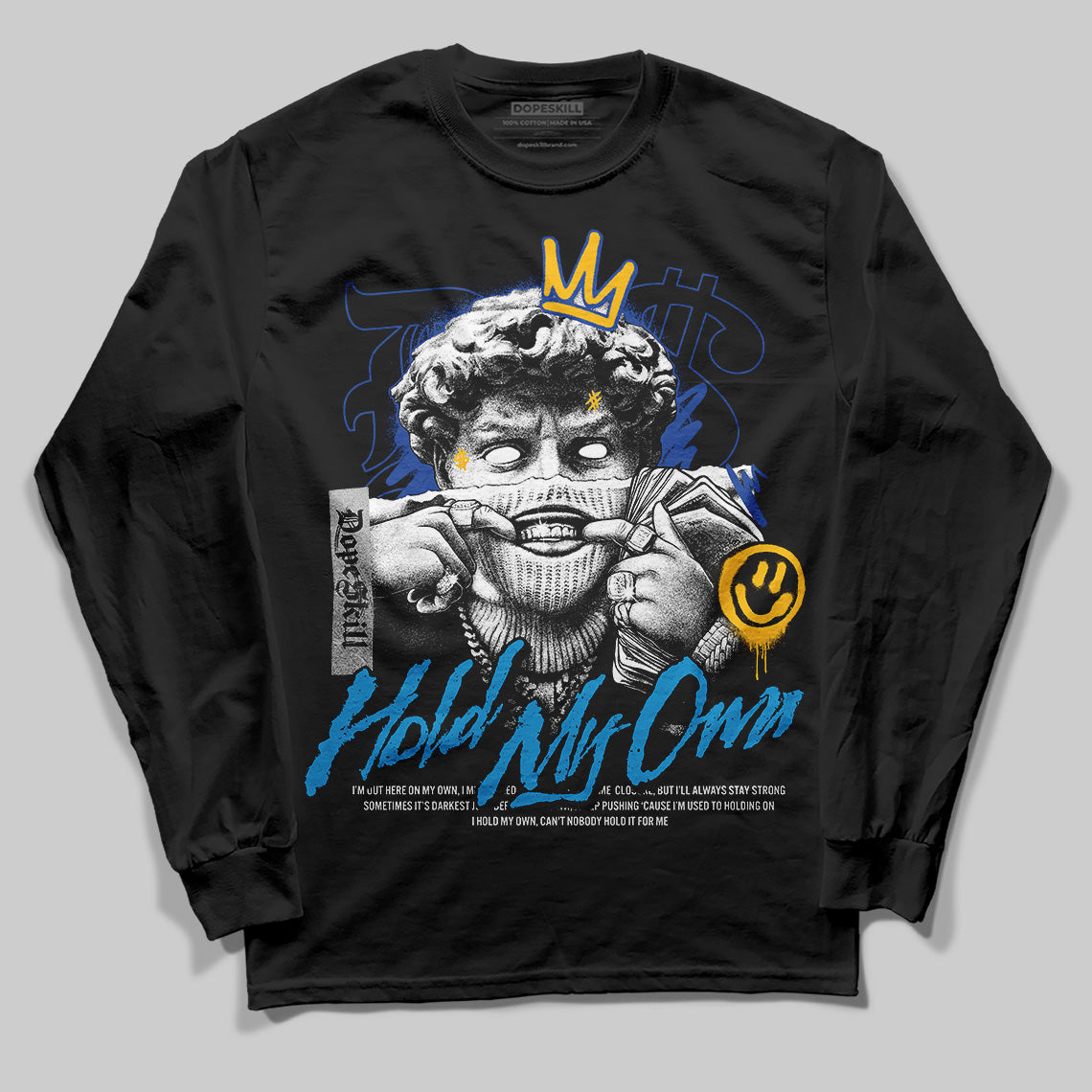 Royal Blue Collection DopeSkill Long Sleeve T-Shirt In My Way Graphic