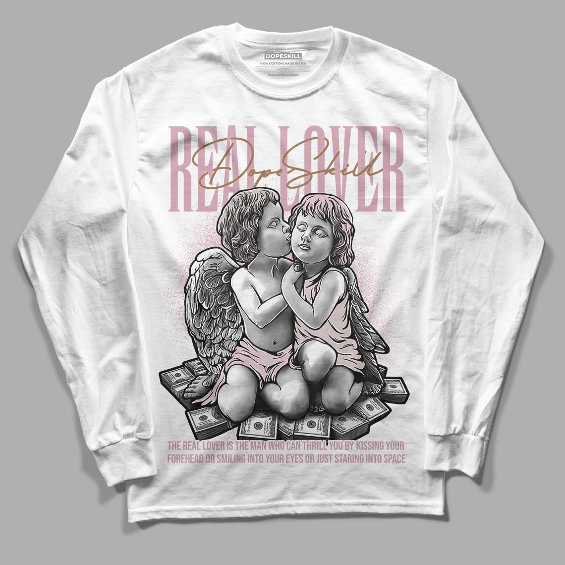 Dunk Low Teddy Bear Pink DopeSkill Long Sleeve T-Shirt Real Lover Graphic