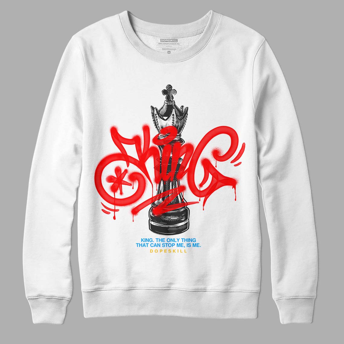 Fruity Pebbles Dunks DopeSkill Sweatshirt King Chess Graphic