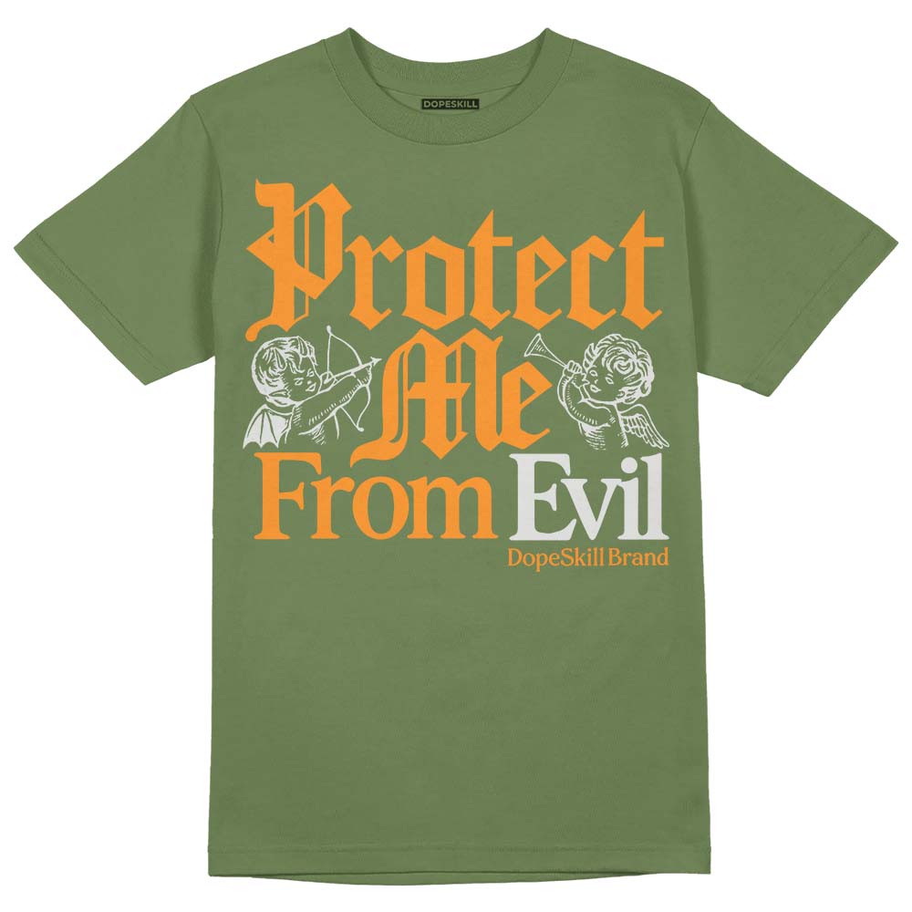 Olive 5s DopeSkill Olive T-shirt Protect Me From Evil Graphic