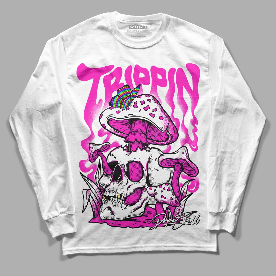 Dunk Low Active Fuchsia DopeSkill Long Sleeve T-Shirt Trippin Graphic
