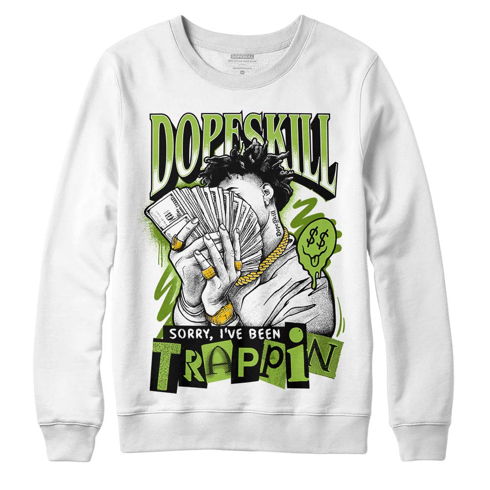 Dunk Low 'Chlorophyll' DopeSkill Sweatshirt Sorry I've Been Trappin Graphic