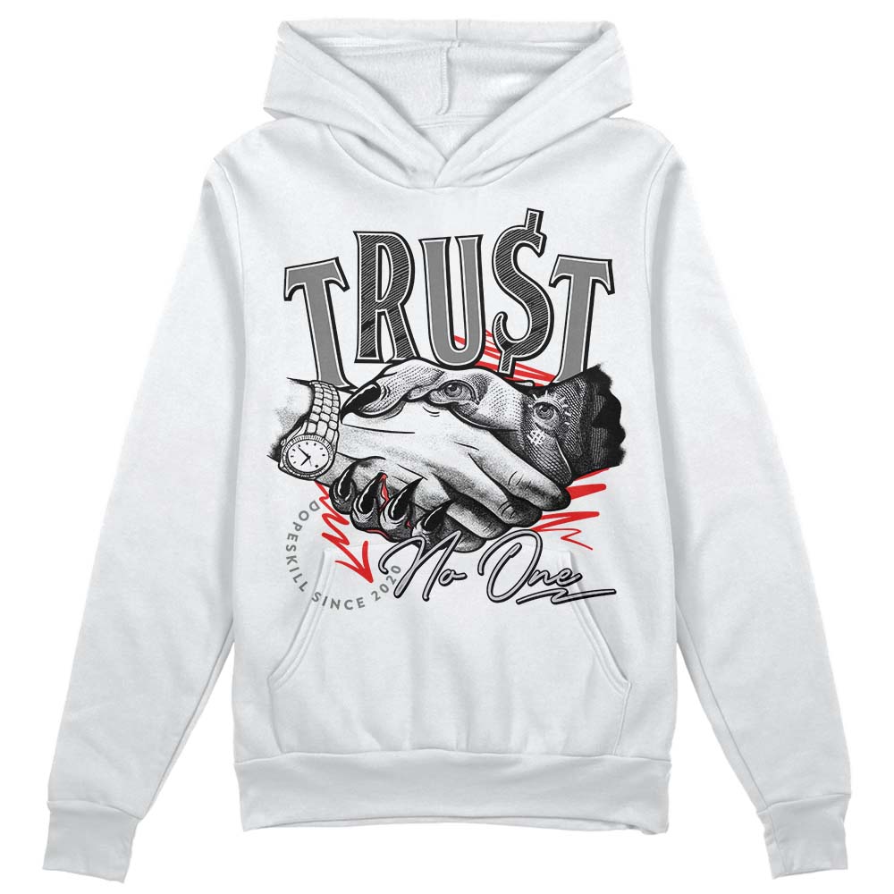 Grey Collection DopeSkill Hoodie Sweatshirt Trust No One Graphic