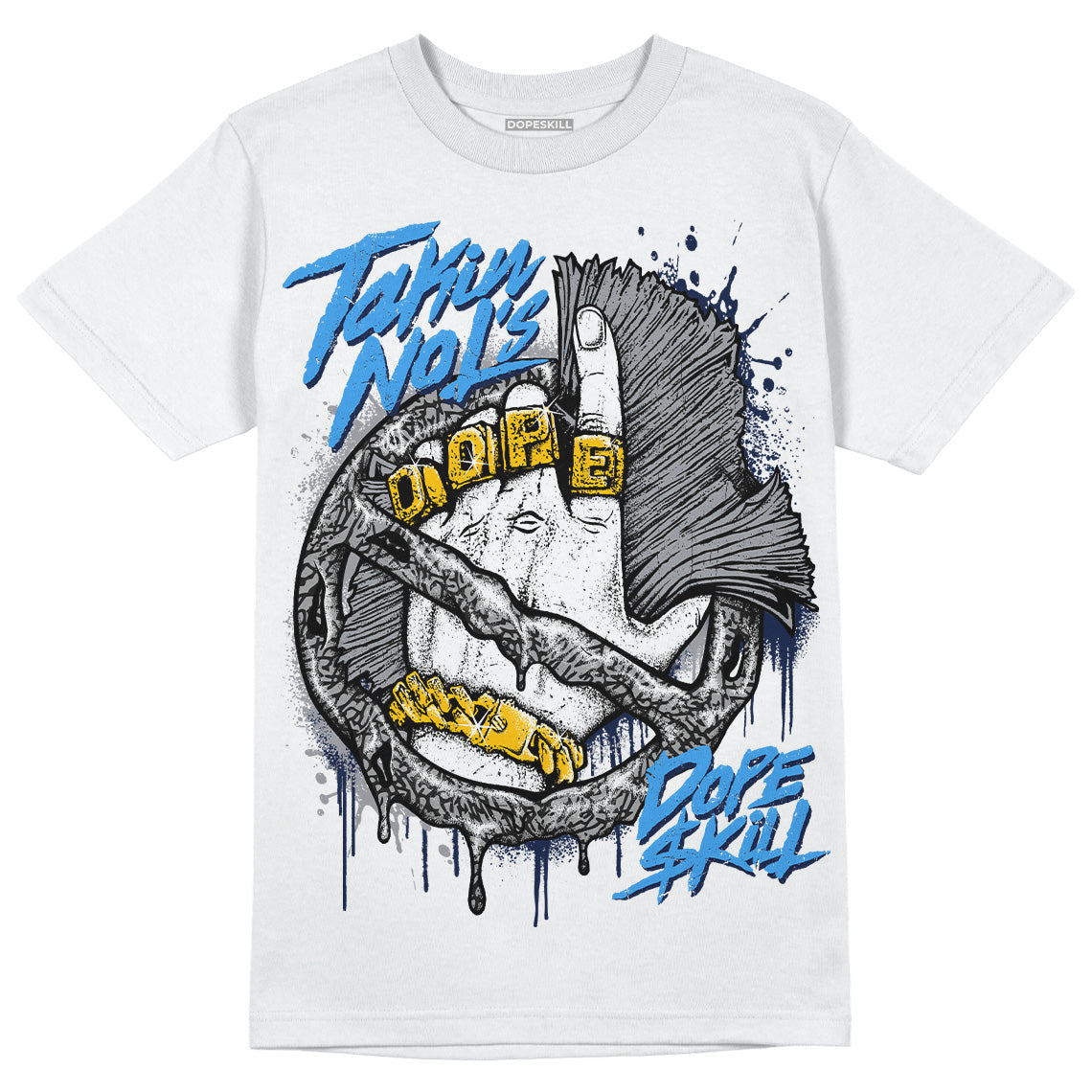 Midnight Navy 3s DopeSkill T-Shirt Takin No L's Graphic
