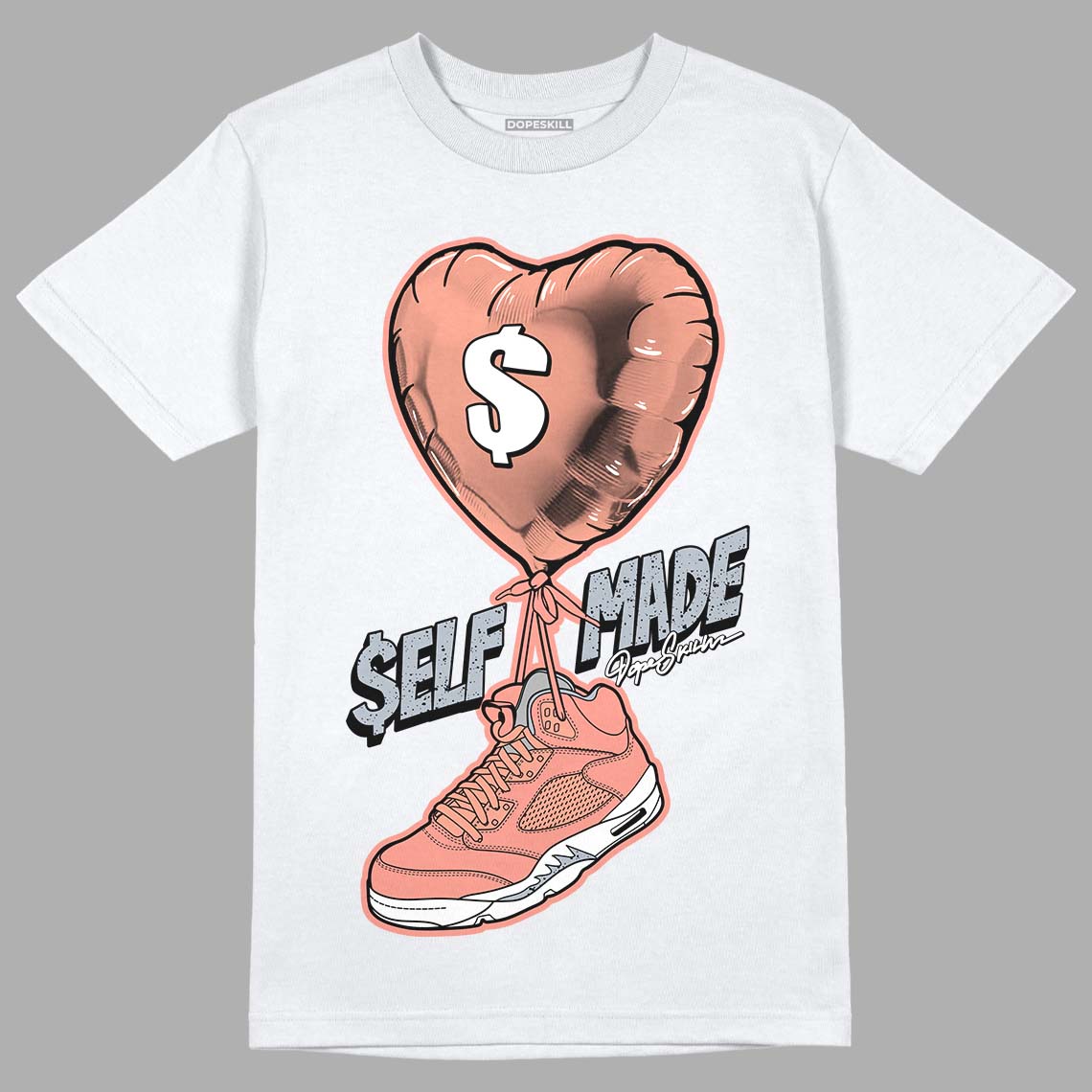Crimson Bliss 5s DopeSkill T-Shirt Self Made Graphic