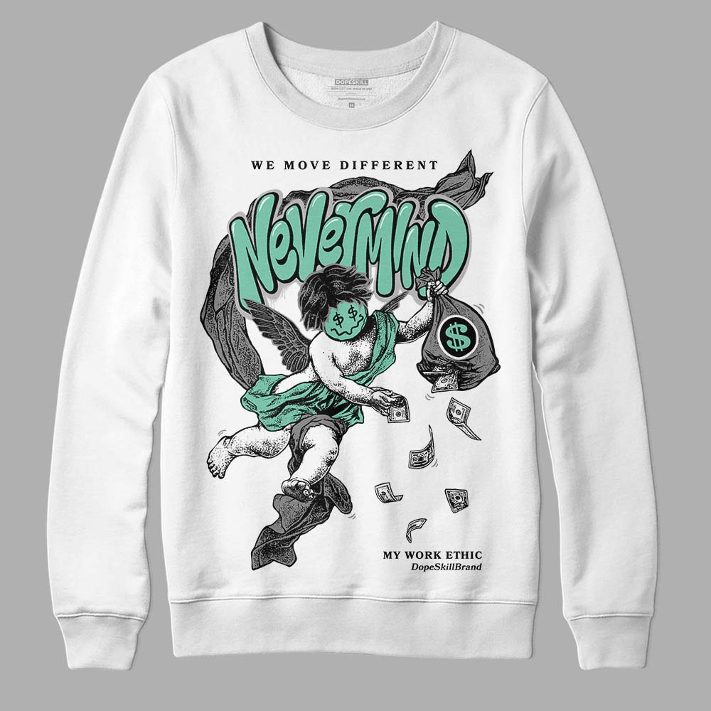 Green Glow 3s DopeSkill Sweatshirt Nevermind Graphic