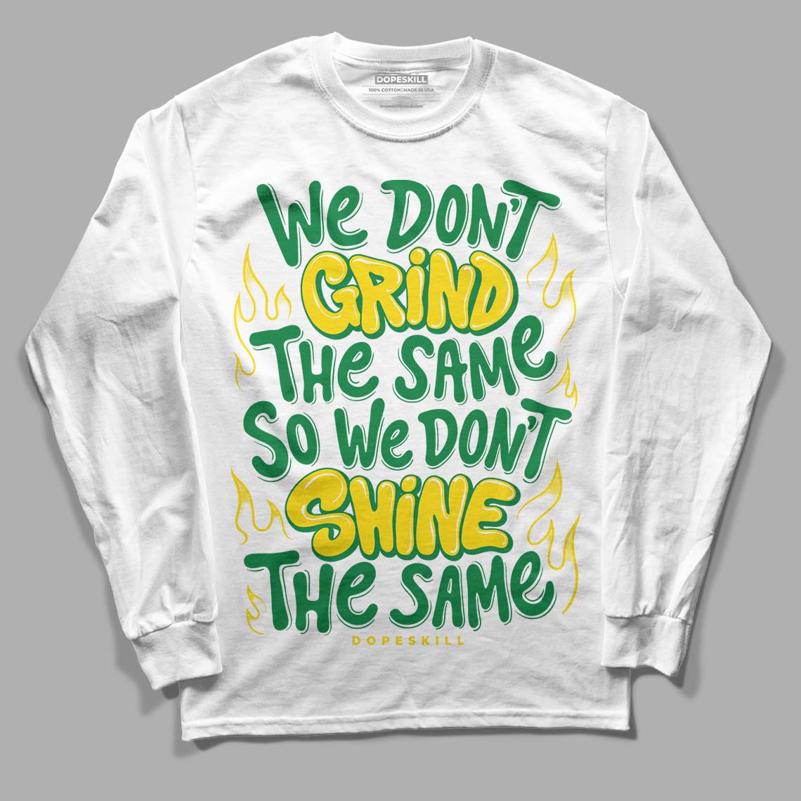 Dunk Low Reverse Brazil DopeSkill Long Sleeve T-Shirt Grind Shine Graphic