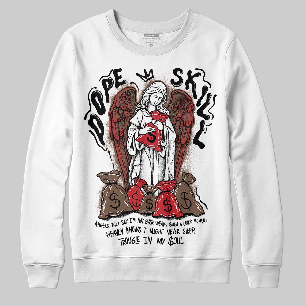 Olive 9s DopeSkill Sweatshirt Angels Graphic