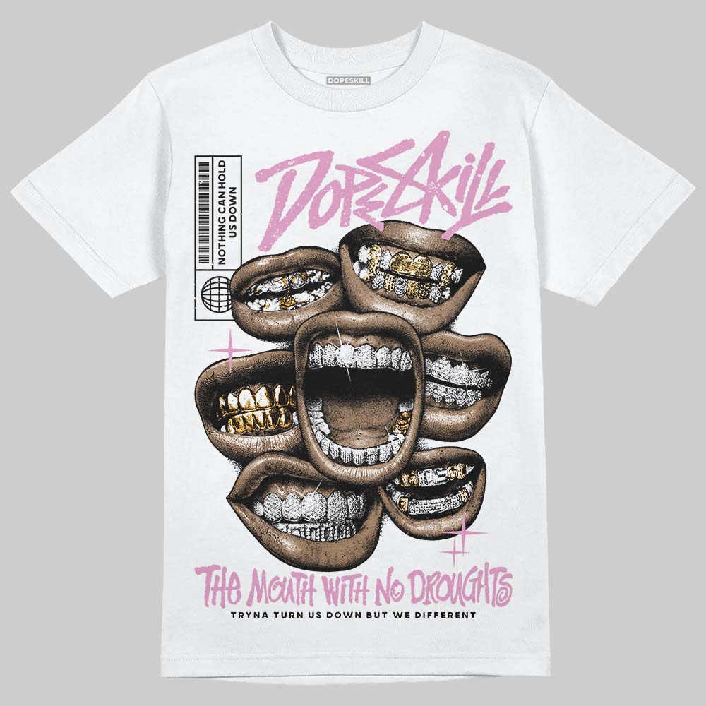Orchid 4s DopeSkill T-Shirt The Mouth With No Droughts Graphic