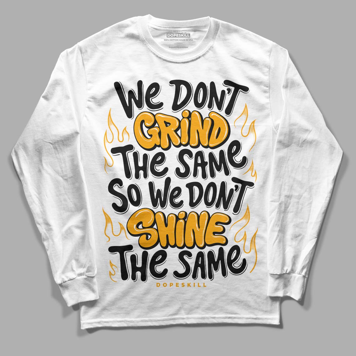 Black Taxi 12s DopeSkill Long Sleeve T-Shirt Grind Shine Graphic