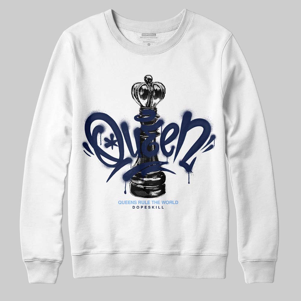 Midnight Navy 5s DopeSkill Sweatshirt Queen Chess Graphic