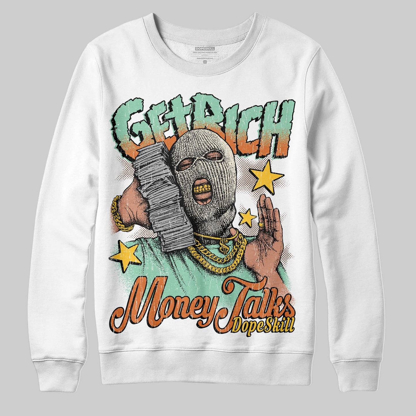 SB Dunk “Rodeo” DopeSkill Sweatshirt Get Rich Graphic