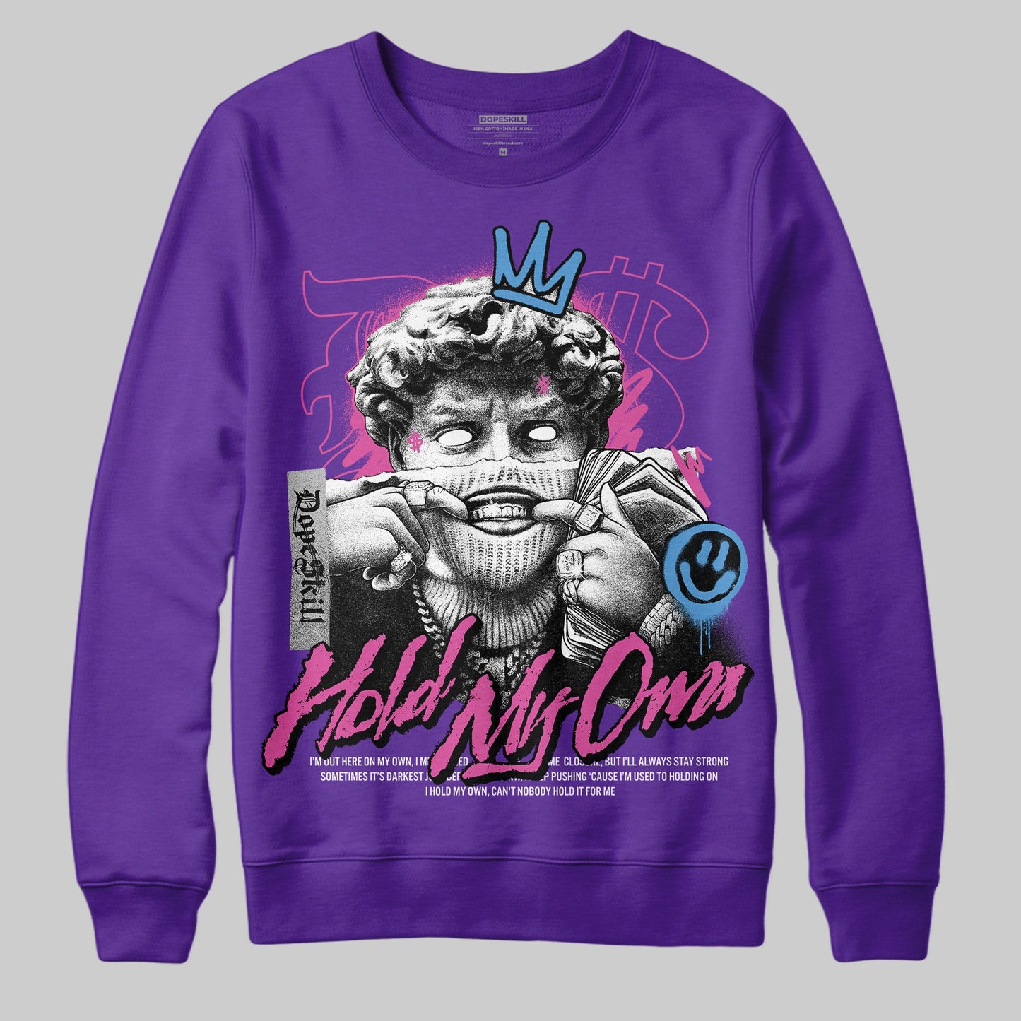 PURPLE Collection DopeSkill Purple Sweatshirt In My Way Graphic