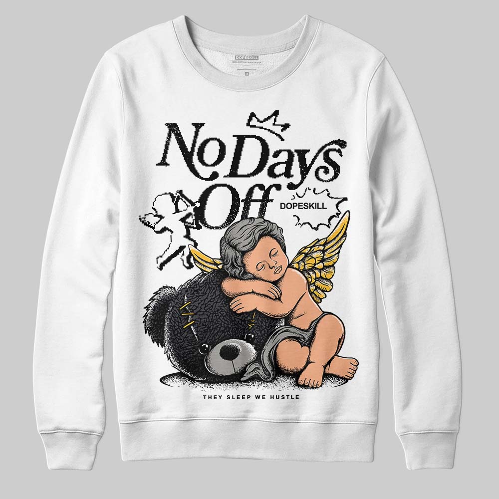 Black Cat 3s DopeSkill Sweatshirt New No Days Off Graphic
