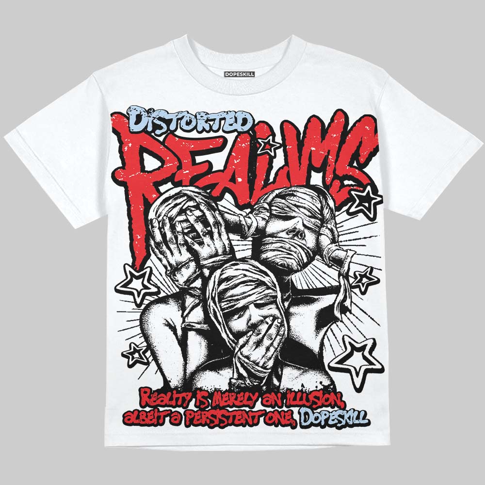 Cherry 11s DopeSkill Oversize Print T-Shirt Distorted Realms Graphic