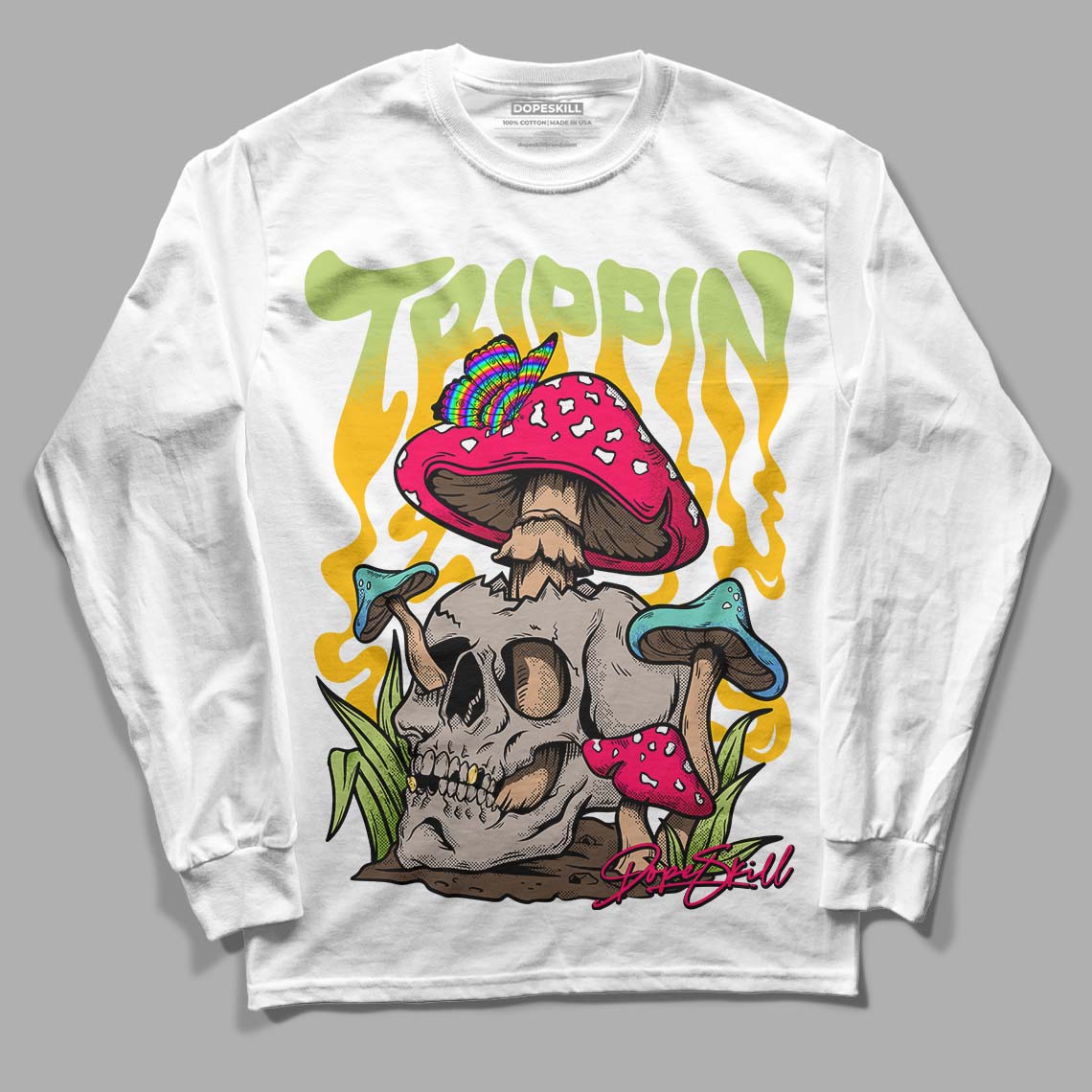 Limited DopeSkill Long Sleeve T-Shirt Trippin Graphic