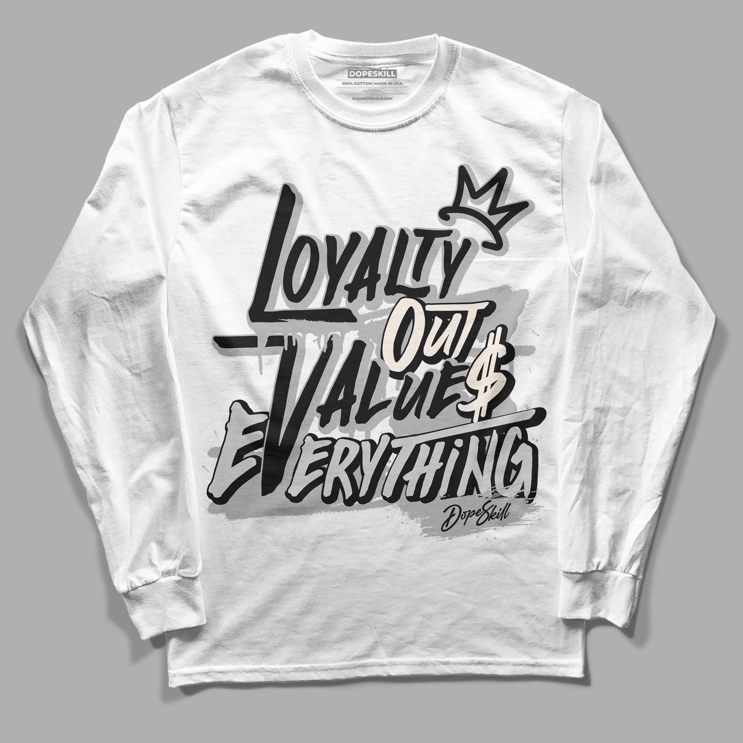 Off Noir 3s DopeSkill Long Sleeve T-Shirt LOVE Graphic
