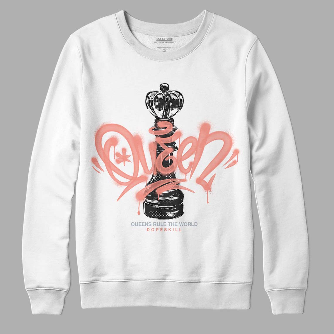 Crimson Bliss 5s DopeSkill Sweatshirt Queen Chess Graphic