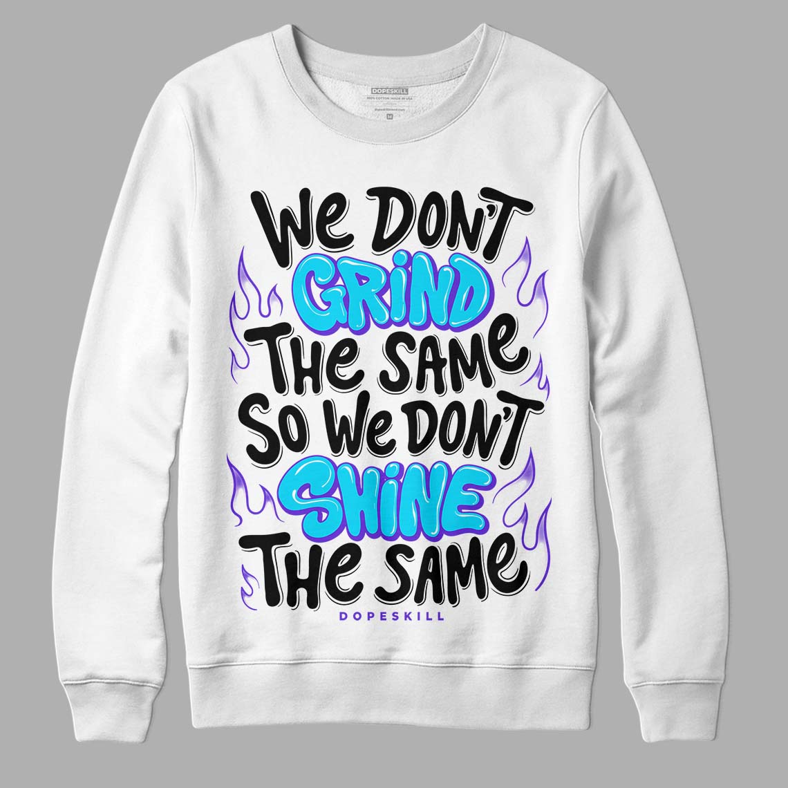 Aqua 6s DopeSkill Sweatshirt Grind Shine Graphic