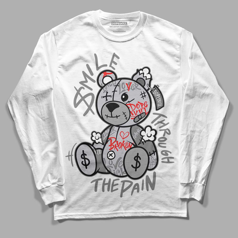 Grey Collection DopeSkill Long Sleeve T-Shirt Smile Through The Pain Graphic