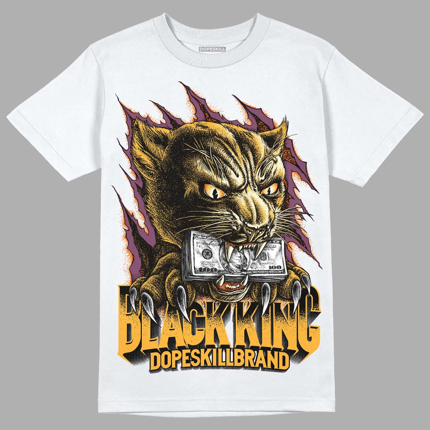 Brotherhood 1s High OG DopeSkill T-Shirt Black King Graphic