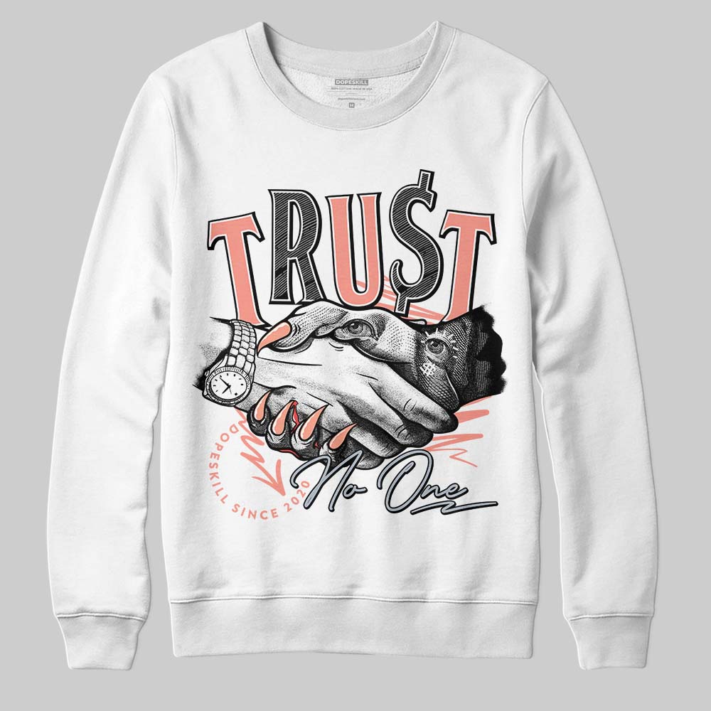 Crimson Bliss 5s DopeSkill Sweatshirt Trust No One Graphic