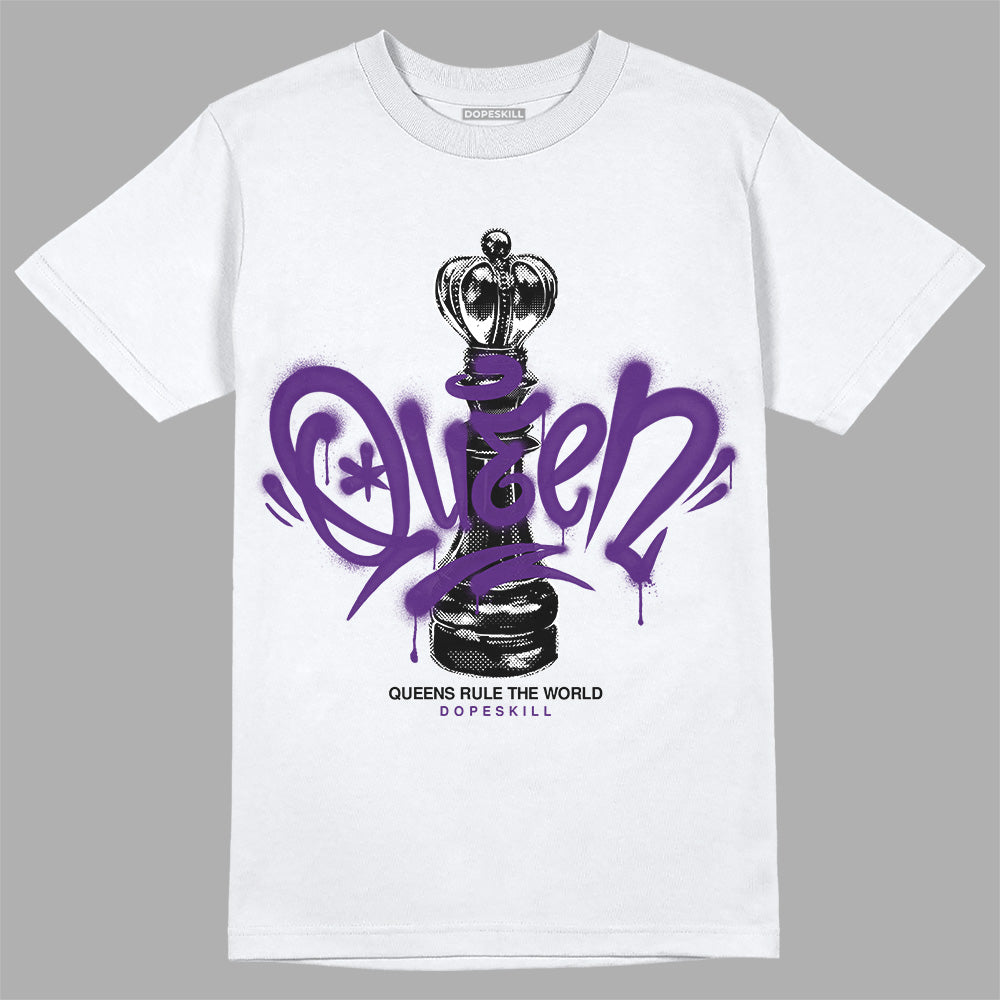 Field Purple 12s DopeSkill T-Shirt Queen Chess Graphic