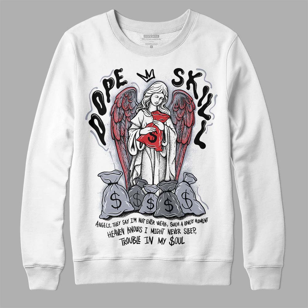 Bred Reimagined 4s DopeSkill Sweatshirt Angels Graphic