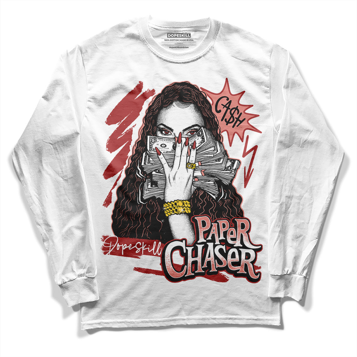 Dune Red 13s DopeSkill Long Sleeve T-Shirt NPC Graphic